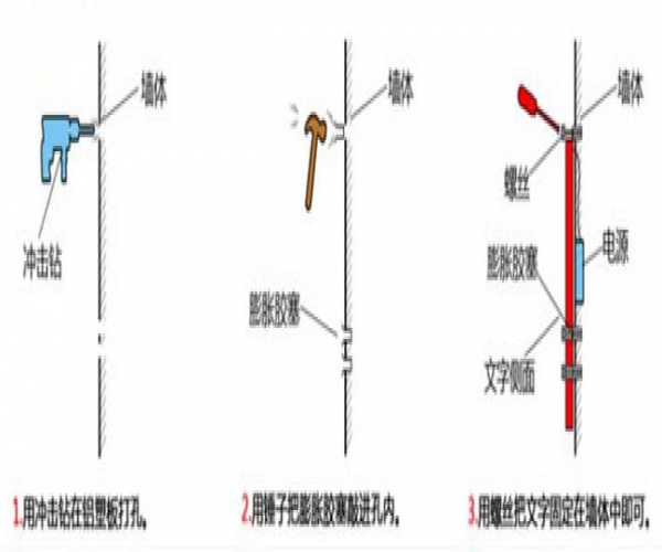 楼体发光字安装固定_安全稳固都放心